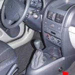 Renault Clio II manuális váltózár (fotó)