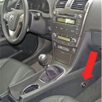 Toyota Avensis manuális váltózár 2009-től (fotó)
